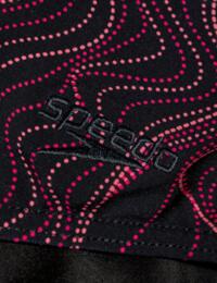 Speedo Calypso Printed Swimsuit Black/Pink