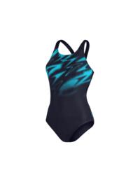 Speedo Hyberboom Muscleback Swimsuit Navy/Blue