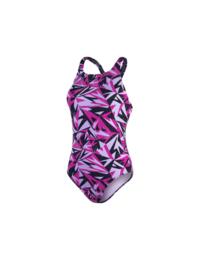 Speedo Hyperboom Swimsuit Navy/Purple