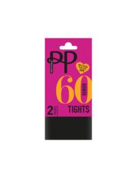 Pretty Polly Everyday Opaques 60D Opaque Tights 2PP Black 