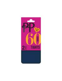 Pretty Polly Everyday Opaques 60D Opaque Tights 2PP Navy