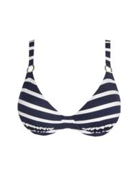 Prima Donna Swim Nayarit Half Padded Plunge Bikini Top Water Blue