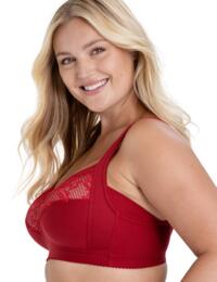 Miss Mary of Sweden Lovely Lace Bra English Red