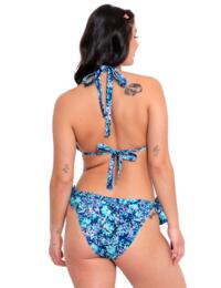 Curvy Kate Mykonos Triangle Bikini Top Blue Print