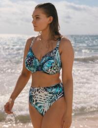 Fantasie Kabini Oasis High Waist Bikini Brief Aegean