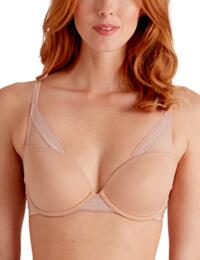 Pretty Polly Naturals High Apex Moulded Bra Crème Brulee