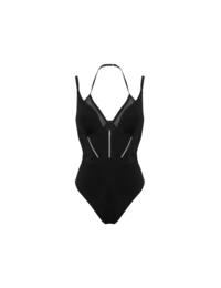 Pour Moi Sydney Double Strap Underwired Swimsuit Black