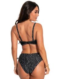 Pour Moi Rhodes Strapless Non Padded Underwired Top Black/White