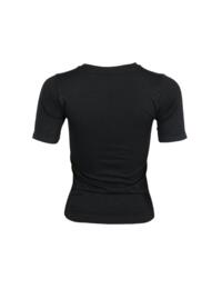Pretty Polly Eco Active Wear Short Sleeved T-Shirt Black