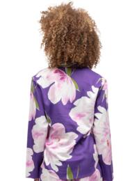 Cyberjammies Valentina Pyjama Top Purple Floral Print 