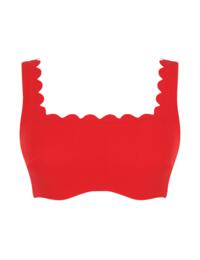 Panache Spirit Moulded Crop Top Bikini Top Rossa Red 