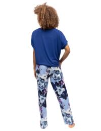 Cyberjammies Madeline Pyjama Bottoms Light Blue Floral Print