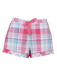 Cyberjammies Shelly Pyjama Shorts Pink Check