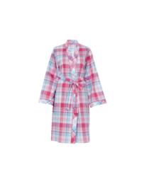  Cyberjammies Shelly Dressing Gown Pink Check