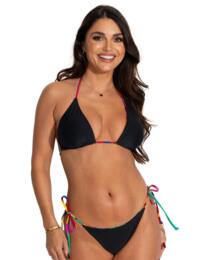 Pour Moi Maya Bay Reversible Tie Side Bikini Brief Multi 