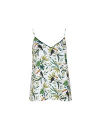 Cyberjammies Gabrielle Camisole Top White Toucan Print