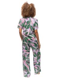 Cyberjammies Lexi Pyjama Bottoms Lilac Leaf Print