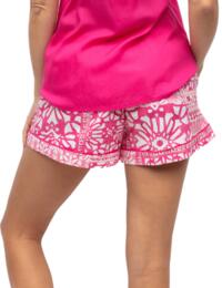 Cyberjammies Haley Pyjama Shorts Pink Tile Print