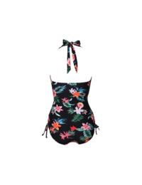Pour Moi Waterfall Padded Control Swimsuit Tropical