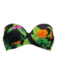 Pour Moi Palermo Strapless Padded Underwired Multiway Top Tropical 