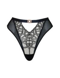 Scantilly by Curvy Kate Lovers Knot Thong Black/Latte