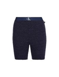Calvin Klein CK One Plush Sleep Short Loungewear Blue Shadow