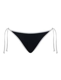 Curvy Kate Minimalist Tie Side Bikini Brief Black/White
