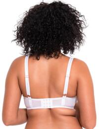 Scantilly by Curvy Kate Unveiled Deep Plunge Bra White 