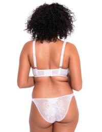 Scantilly By Curvy Kate Unveiled Brazilian Brief White 