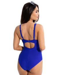 Pour Moi Bow Front Swimsuit Ultramarine