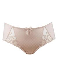 3832 Pour Moi Hepburn Embroidered Mid Brief - 3832 Biscuit