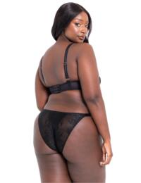 Scantilly by Curvy Kate Unveiled Brazilian Brief Black