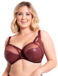 Curvy Kate Enclose Balcony Side Support Bra Oxblood