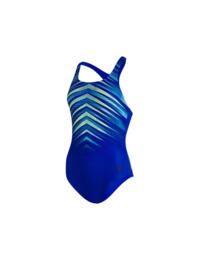  Speedo Digital Placement Medalist Swimsuit Blue/Blue