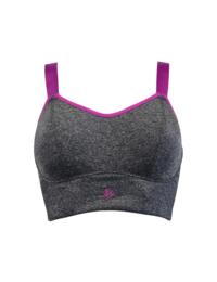 Pour Moi Energy Pulse Longline Padded Sports Grey/Orchid