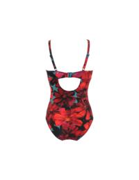 Pour Moi Orchid Luxe Swimsuit Red/Teal 