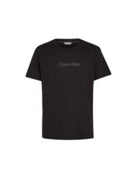 Calvin Klein Mens Crew Neck Logo Tee PVH Black