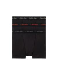 Calvin Klein Mens 3 Pack Boxer Trunks B-CHER KS/ EIFFLE TWR/ MOSS GR LGS