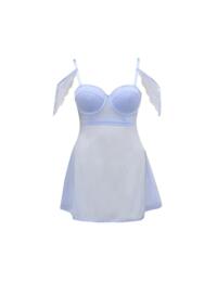 Parfait Serene Babydoll and Thong Set in Sea