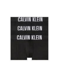 Calvin Klein Intense Power Trunks 3 Pack Black/Black/Black