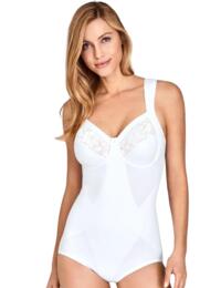 Miss Mary Of Sweden Lovely Lace Bodysuit White