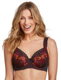 Miss Mary Of Sweden Floral Sun Bra English Red