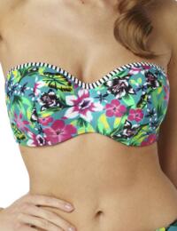 SW0873 Panache Elle Bandeau Bikini Top Tropical Print - SW0873 Tropical Print