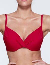 1227600 Lepel Capri Twisted Bikini Top Red - 1227600 Bikini Top