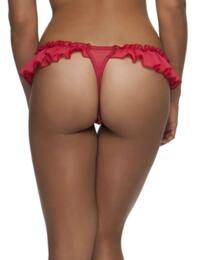 2002 Curvy Kate Tease Thong - SG2002 Cranberry/Champagne