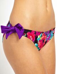 4104 Pour Moi Cosmopolitan Tie Side Bikini Brief - 4104 Floral Print
