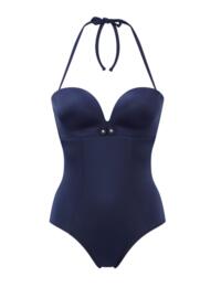 5419 Gossard Retro Padded Swimsuit - 5419 Navy Blue