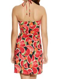 3260 Freya Watermelon Lycra Beach Dress - 3260 Beach Dress