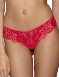 11116 Gossard Gypsy Lace Thong - 11116 Rouge Red