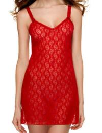 914282 B.tempt'd Lace Kiss Chemise  - 914282 Barberry Red